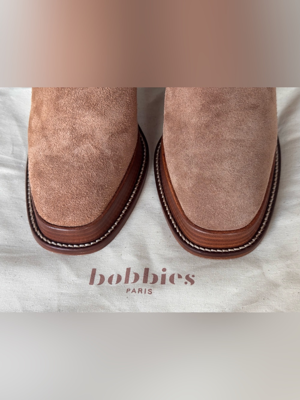 NIB Bobbies Marnie - Squirrel Suede 38 - Picture 4 of 8